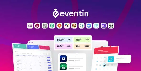 WP Eventin Pro GPL v4.1.8 – Event Manager, Event Calendar, Event Tickets for WooCommerce